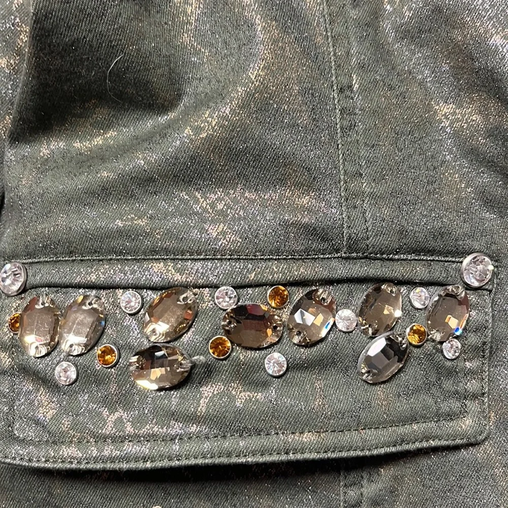 Ethyl glittery cotton jacket M-L - Picture 4 of 11